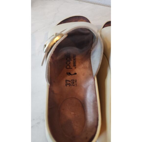 Papillio Birkenstock Sandals
Almina Wide Bone Leather Straps Raffia EU 37 US 6 - Picture 11 of 12